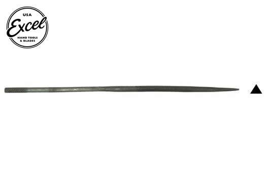 Excel Tools - EXL55602 - Tool - Needle File - Three Square File - Cut #2 - 5.5in / 14cm (1 pc)