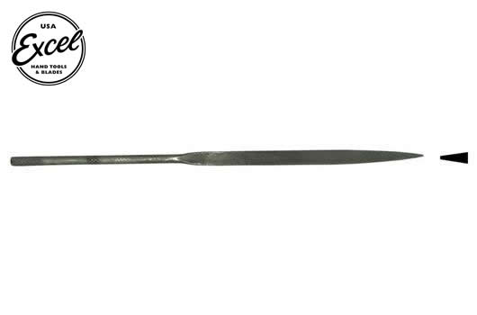 Excel Tools - EXL55603 - Tool - Needle File - Flat File - Cut #2 - 5.5in / 14cm (1 pc)