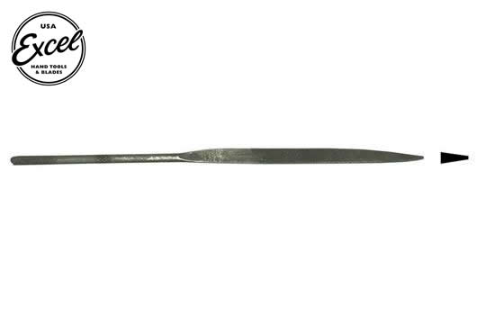 Excel Tools - EXL55604 - Tool - Needle File - Knife File - Cut #2 - 5.5in / 14cm (1 pc)
