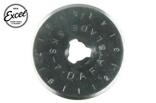 Excel Tools - EXL60014 - Tool - Rotary Cutter Blade - 28mm Roller Blade (2 pcs) - Fits 60025 Cutter