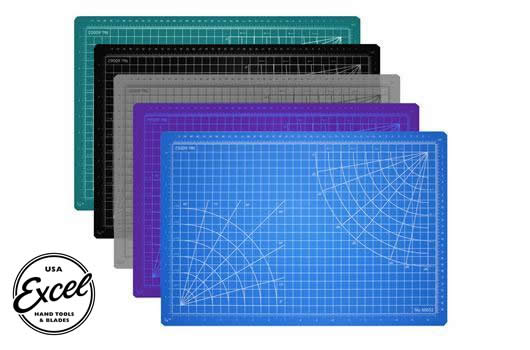 Excel Tools - EXL60052 - Werkzeug - Schneidematte - Selbstheilend - 30.5cm x 45.7cm (12in x 18in) - Blau