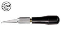 Tool - Wood Carving Knife - K7 - Black Plastic Handle - with scabbard
