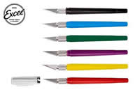 Tool - Knife - K40 - with Pocket Clip on Knife and Twist Off Cap - 1 of 6 Assorted Colors