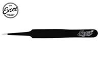 Werkzeug - Pinzette - Feine Spitze - Gerade Spitze - Schwarz - 12cm