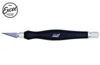 Outil - Cutter - K26 FIT GRIP - Medium Duty - Manche caoutchouc - avec capuchon protecteur - Noir
