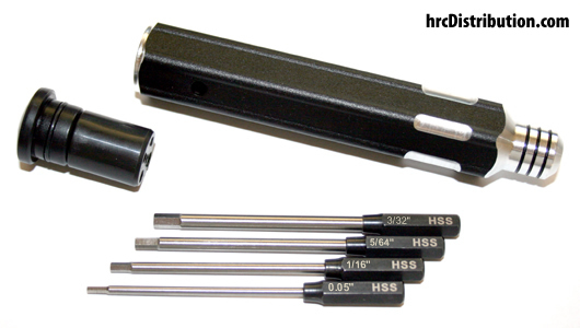 Werkzeug - Innensechskant - Aluminium - Multitool - 0.05" / 1/16" / 5/64" / 3/32"