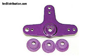 Servo Arm - Aluminium Triple - Purple
