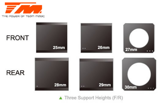 Support Blocks for Setup Gauge 25-30mm - Buggy