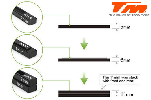 Support Blocks for Setup Gauge - On Road