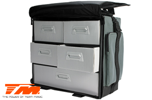 Borsa - Trasporto - HARD Cheng-Ho 1/10 - con cassetti plastica e roulette
