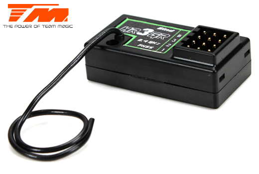 HARD Racing - HARD6818 - Receiver - HR3GR - 3 channels - 2.4gHz