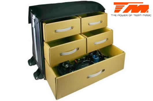 Borsa - Trasporto - HARD Magellan 1/10 - con cassetti e roulette