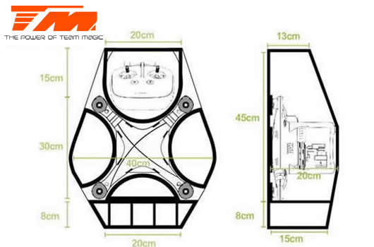 Sac - Transport - HARD Magellan Quadcopter Bag