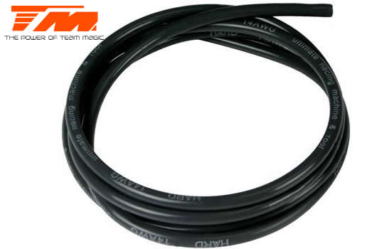 HARD Racing - HARD6701BK - Cable - HARD - 14 Gauge - King Core - Black (90cm)