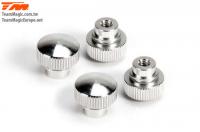 Setup Station Part - 4mm wheel nuts for HARD7101 (4 pcs)