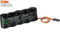 Battery - 5 cells - HARD 1500 - Receiver pack - 6V 1500mAh - flat - JR Plug