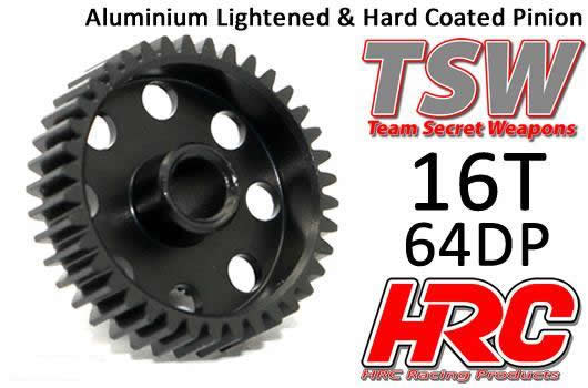 HRC Racing - HRC76416AL - Pinion Gear - 64DP - Aluminum - Light - 16T