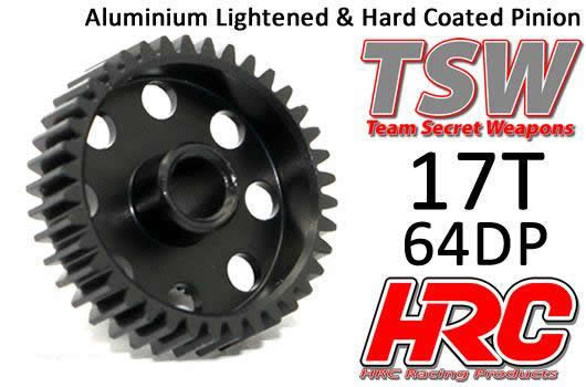 HRC Racing - HRC76417AL - Pinion Gear - 64DP - Aluminum  - Light - 17T