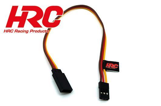 HRC Racing - HRC9241 - Servo Extension Cable - Male/Female - JR - 20cm Long-22AWG