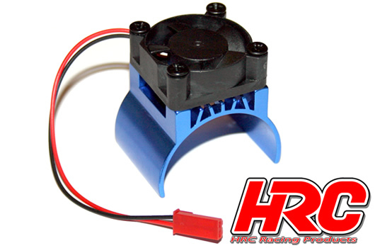 Radiateur moteur - TOP avec ventilateur Brushless - 5~9 VDC - Moteur 540 - Bleu