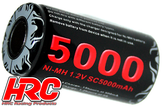 Accu - 1 Elément - 1.2V 5000mAh