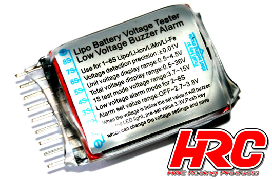 Electronic - LiPo/LiFe/LiIon 1S-8S Monitor & Alarm