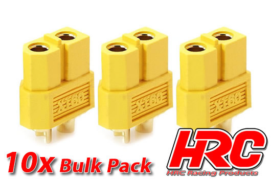 HRC Racing - HRC9095B - Stecker - XT60 - weibchen (10 Stk.) - Gold