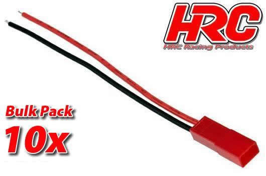 HRC Racing - HRC9277FB - Akku Kabel - 22AWG - 20cm - BEC weibchen Stecker - BULK 10 Stk.