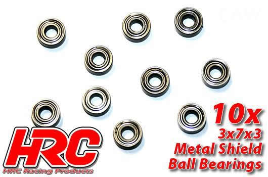 HRC Racing - HRC1204 - Ball Bearings - metric - 3x7x3mm (10 pcs)