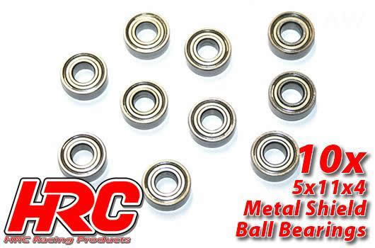 HRC Racing - HRC1240 - Cuscinetti a Sfere - metrico - 5x11x4mm (10 pzi)