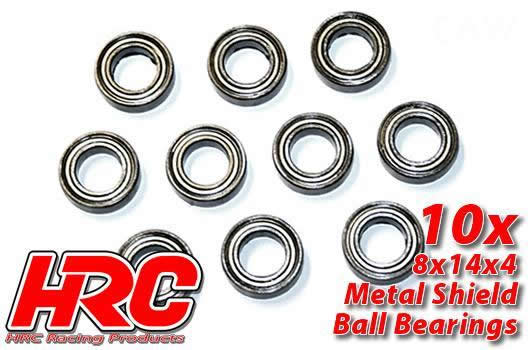 HRC Racing - HRC1256 - Kugellager - metrisch -  8x14x4mm (10 Stk.)