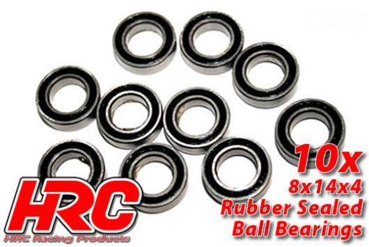 HRC Racing - HRC1256RS - Cuscinetti a Sfere - metrico - 8x14x4mm estingui (10 pzi)