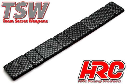 HRC Racing - HRC5301 - Lest d'équilibrage avec finition carbone  - 5g et 10g