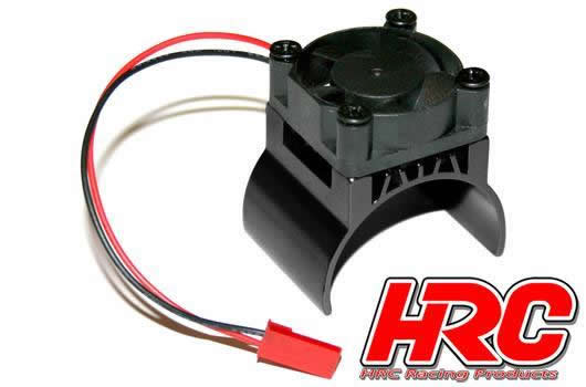 Radiateur moteur - TOP avec ventilateur Brushless - 5~9 VDC - Moteur 540 - Noir
