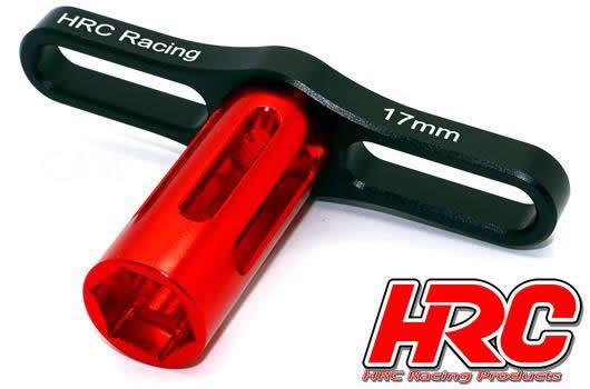 HRC Racing - HRC4014 - Attrezzo - Chiave - Dadi ruota da 17 mm e supporto a T & XT90