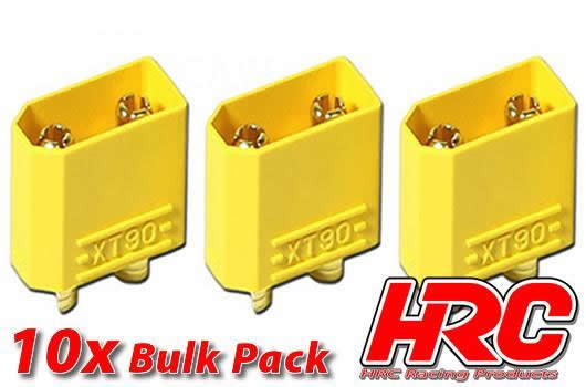 HRC Racing - HRC9096B - Stecker - XT90 - männchen (10 Stk.) - Gold