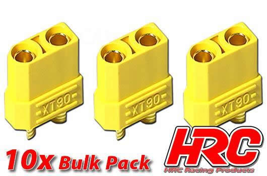 HRC Racing - HRC9097B - Connector - XT90 - Female (10 pcs) - Gold