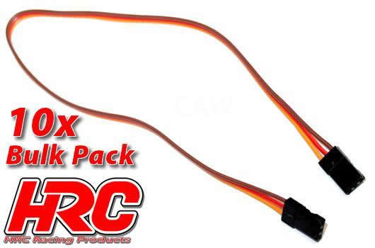 HRC Racing - HRC9292B - Regler Verlaengerungs Kabel - Männchen/Männchen - JR  -  30cm Länge - BULK 10 Stk.