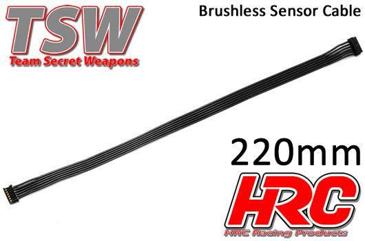 HRC Racing - HRC5701K - Brushless Flat Sensor Wire - 220mm