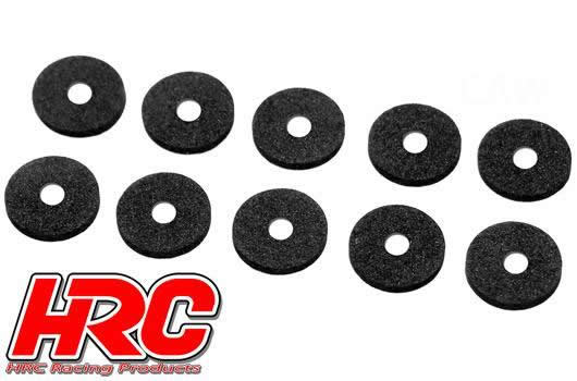 HRC Racing - HRC2081 - Karosserie Kissen Ringe Softringe - 1/10 & 1/18 (10 Stk.)