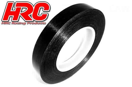Bande autocollante pour accu - Fibre de verre - 18mm x 55m - Noir