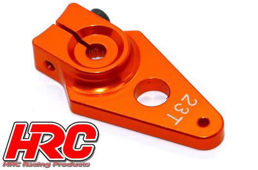 HRC Racing - HRC41251-30 - Squadretta - Speciale Aereo - Alluminio tipo Clamp - 30mm Lungo - Singolo - 23T (Sanwa / Ko Propo / JR)