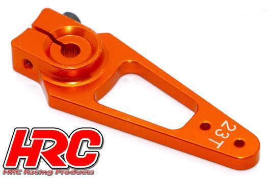 HRC Racing - HRC41251-45 - Squadretta - Speciale Aereo - Alluminio tipo Clamp - 45mm Lungo - Singolo - 23T (Sanwa / Ko Propo / JR)