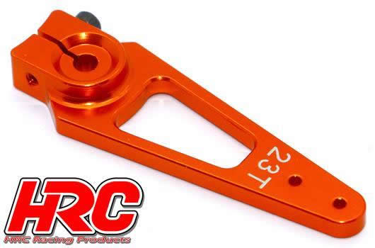 HRC Racing - HRC41251-50 - Servo Arm - Special Airplane - Aluminum Clamp Type - 50mm Long - Single - 23T (Sanwa / Ko Propo / JR)