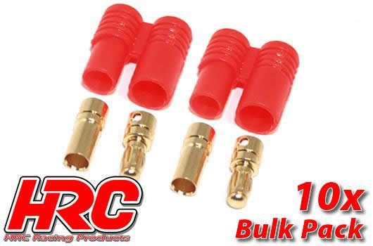 HRC Racing - HRC9098B - Connector - HXT3.5 (10 pcs) - Gold