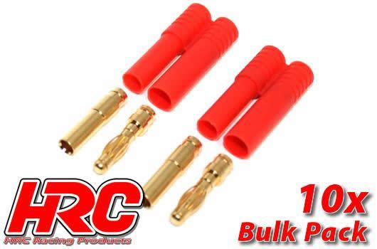 HRC Racing - HRC9099B - Connector - HXT4.0 (10 pcs) - Gold