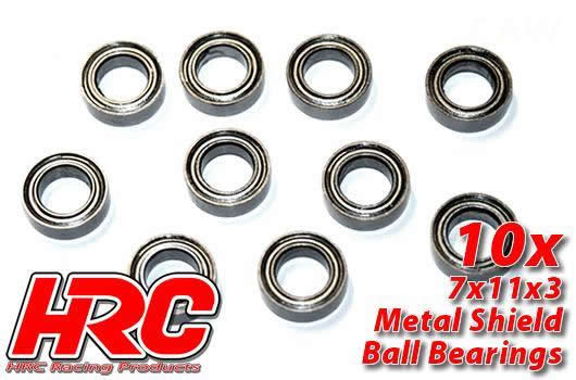 HRC Racing - HRC1242 - Kugellager - metrisch -  7x11x3mm (10 Stk.)