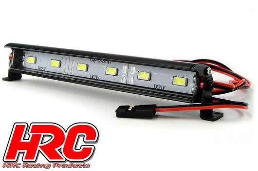 Light Kit - 1/10 or Monster Truck - LED - JR Plug - Multi-LED Roof Bar Light Block - 6 LEDs