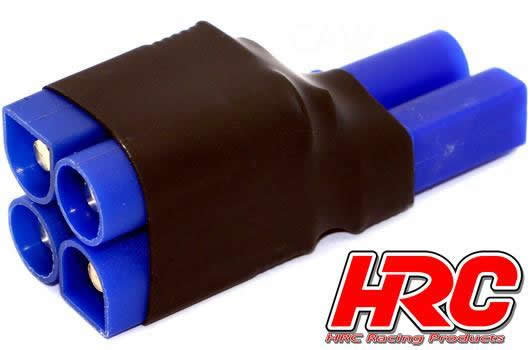 HRC Racing - HRC9176C - Adapter - for 2 Battery Packs in Series - Compact - EC5 Plug