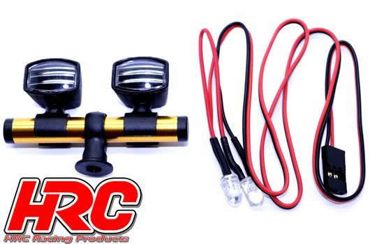 Set di illuminazione - 1/10 or Monster Truck - LED - JR Connetore - Barra di tetto - tipo B Piccolo